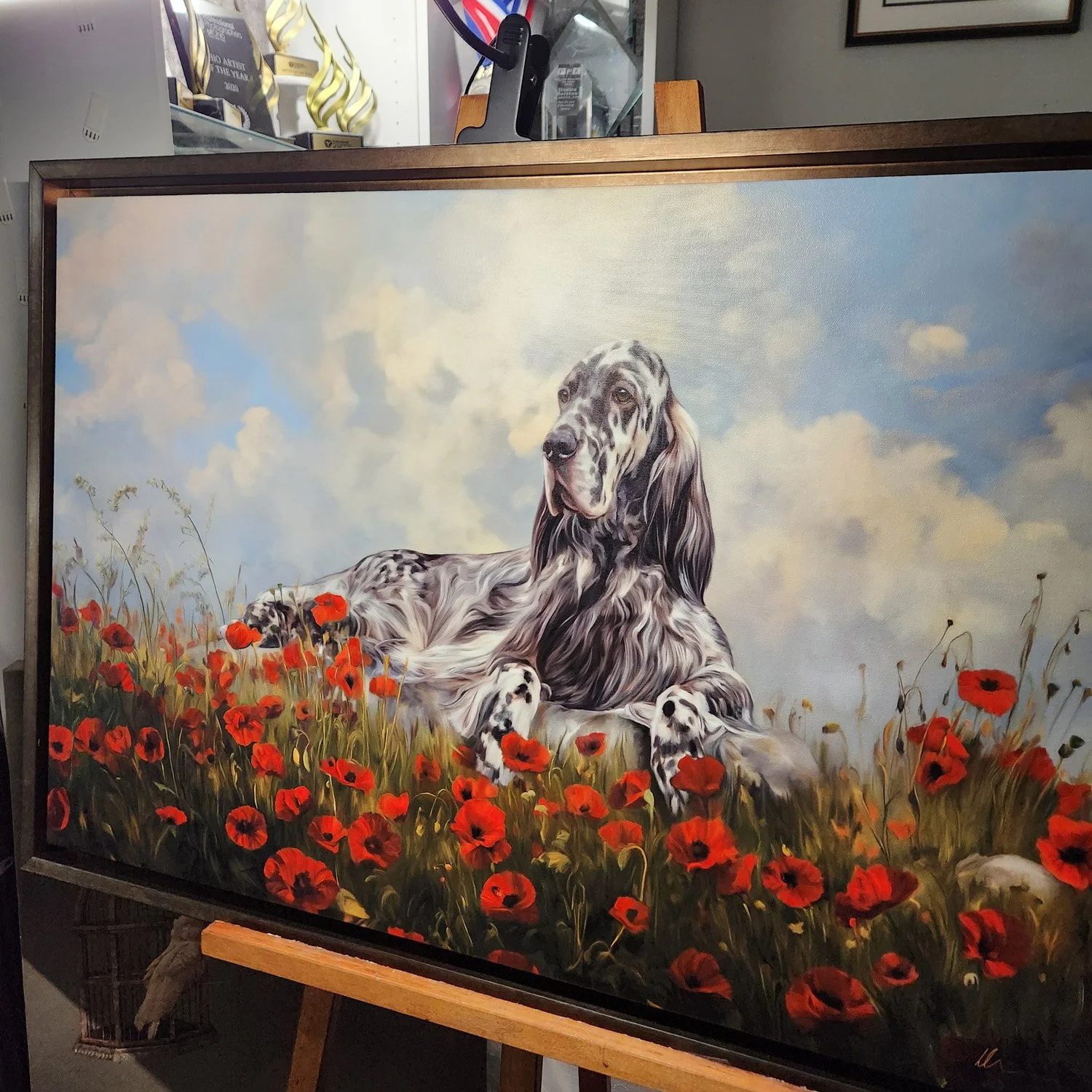 English Setter Portrait Artist | Custom English Setter Art — Pouka